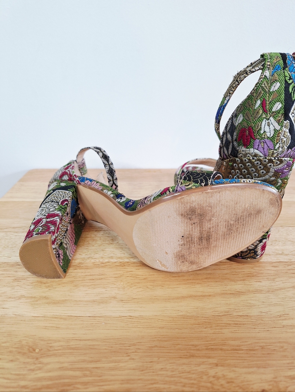 Steve Madden Women's Carrson Block-Heel Sandals - Size 10 - Picture 6 of 6